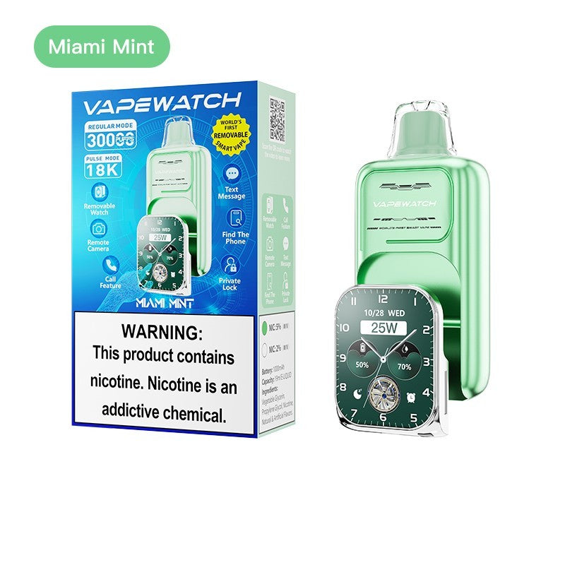 JNR VapeWatch Removable Screen 30K Puffs