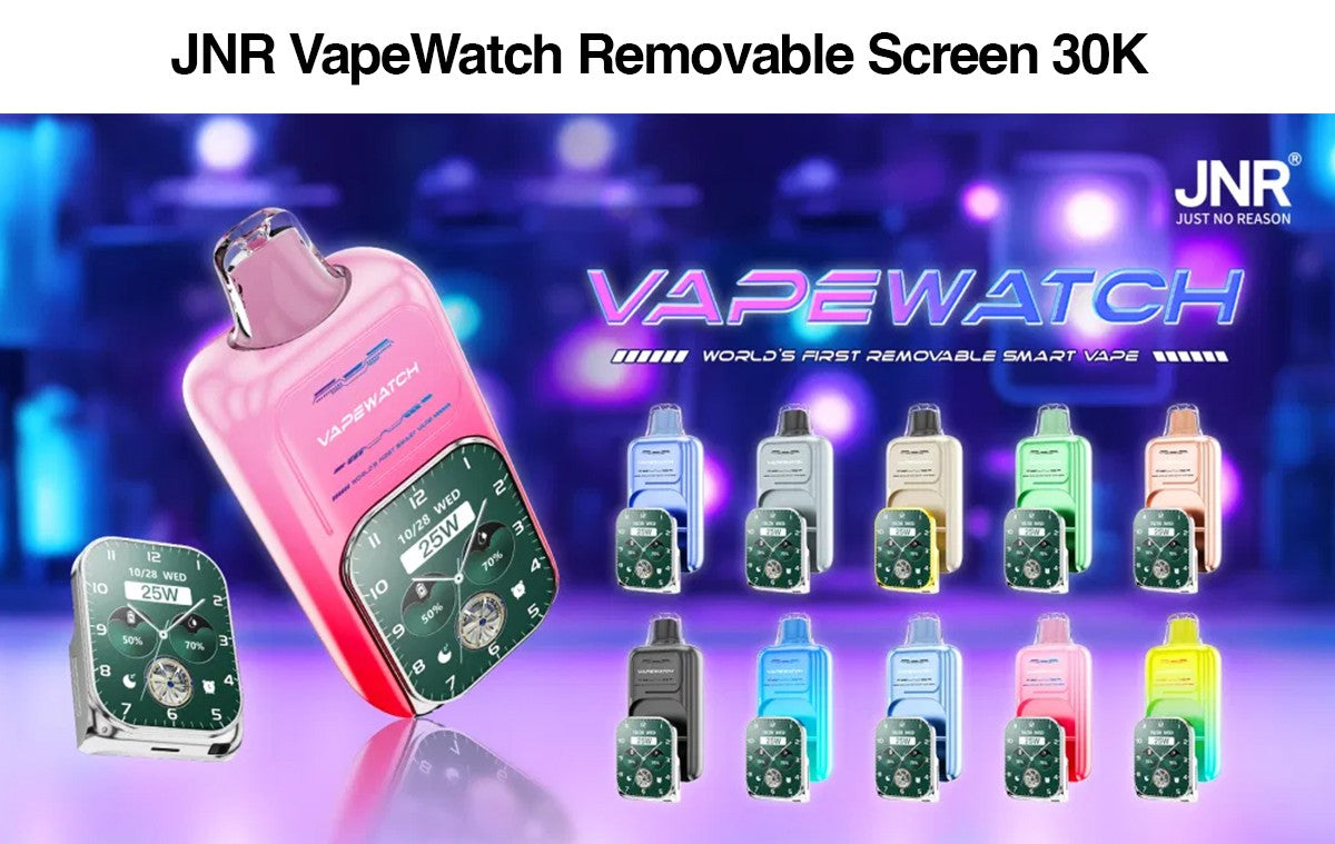 JNR VapeWatch Removable Screen 30K Puffs