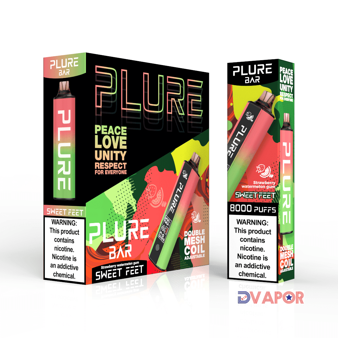 Clearance (NON REFUNDABLE) Plure Bar 8000 Puff Vape