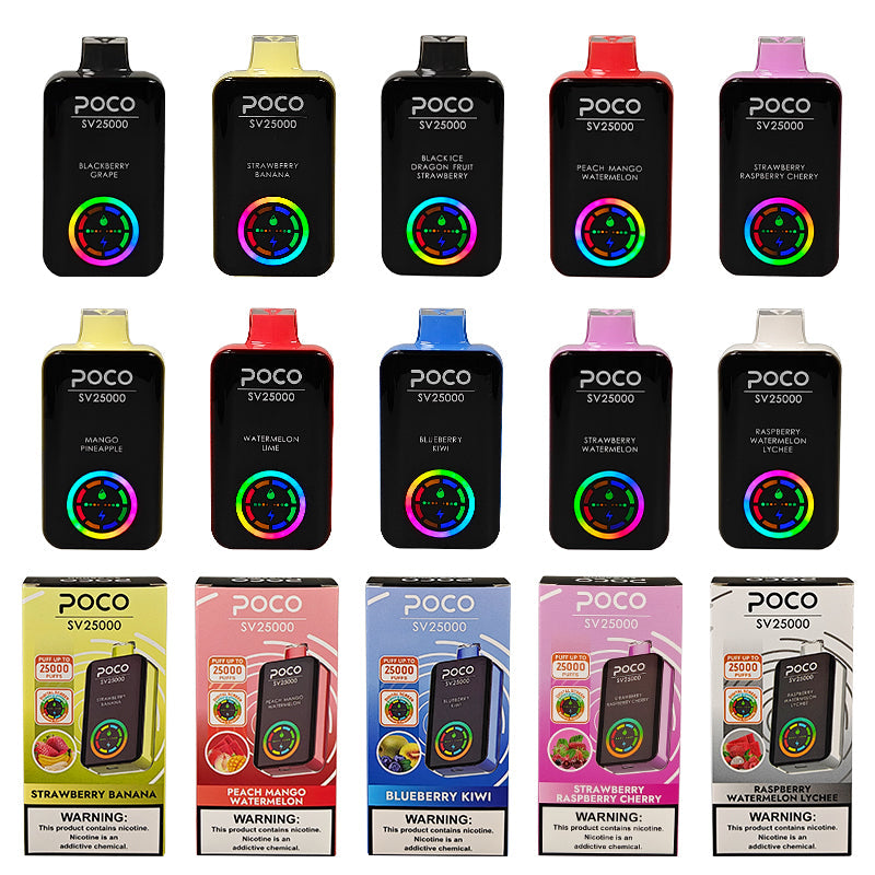 EU Warehouse POCO SV25000 Puffs Disposable Vape Wholesale