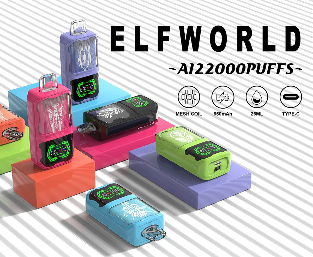 ELFWORLD AI22000 Puffs Disposable Vape Wholesale
