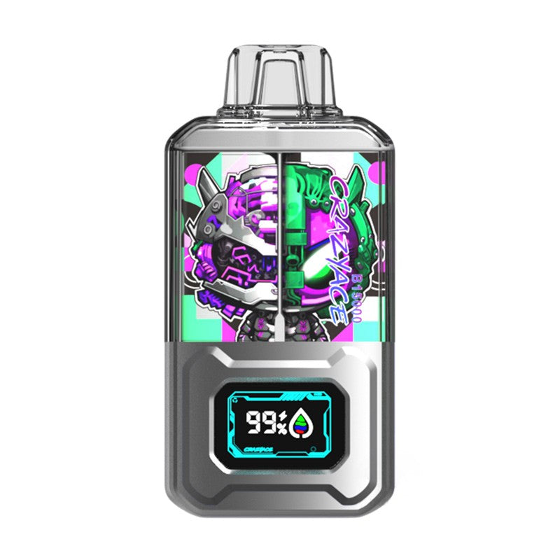 ZOVOO CrazyAce B15000 Puffs Disposable Vape Wholesale-900mAh battery, 20ml E-liquid,Multiple Nicotine 15 Flavors