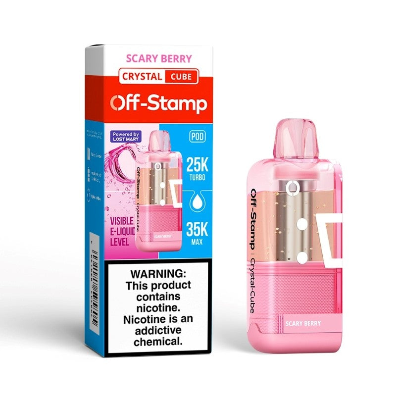 Off-Stamp X Cube Crystal Cube 35K Disposable Pod 17ml 5%