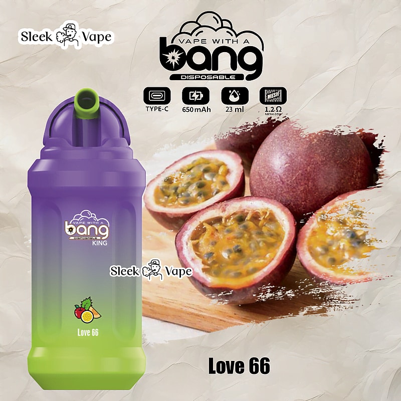 Bang King 12000 Puffs Disposable Vape(0% to 5% Nicotine)- 23ml E-Liquid, 850mAh Battery 20 Flavors