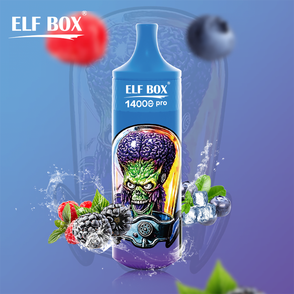 ELF BOX RGB 14000 Pro Disposable Vape 14000 Puffs Authentic E Cigarette Pen