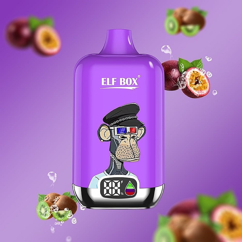 ELF box digital 12000 puffs 0% 2% 3% 5% Nicotine LED display Disposable e-cigarettes