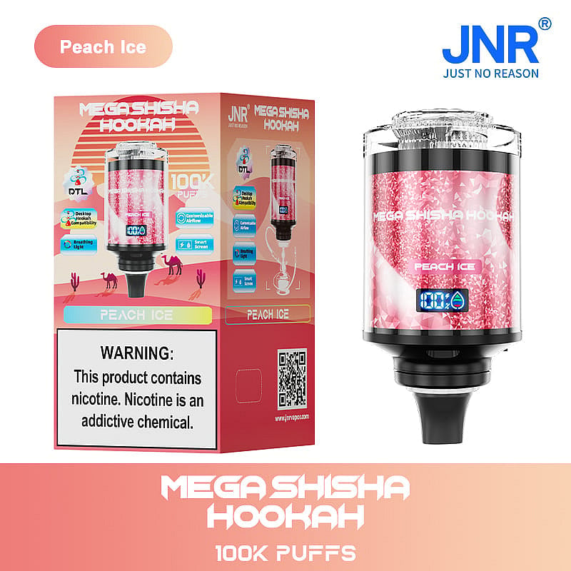 JNR Mega Shisha Hookah 100000 Puffs – The Ultimate in Large-Capacity Vaping