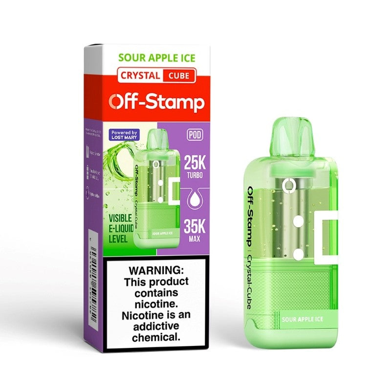 Off-Stamp X Cube Crystal Cube 35K Disposable Pod 17ml 5%