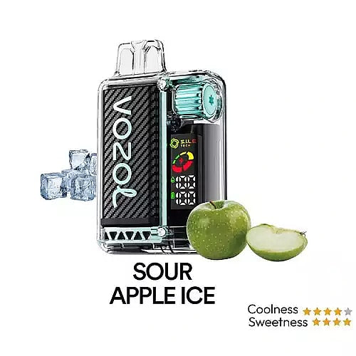 Vozol Vista 20K Puffs Disposable Vape | Dual Mesh with LED Digital Screen 20mL e-liquid 650mAh battery 17 unique flavors