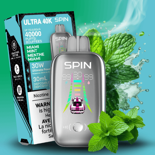 Spin Ultra 40k Disposable Vape - Miami Mint