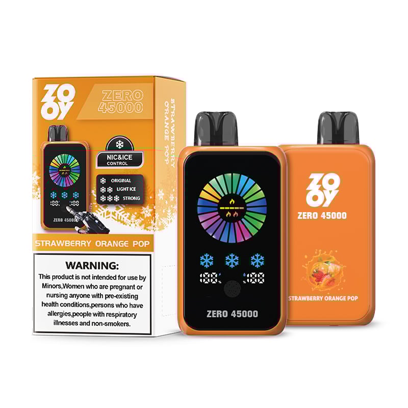 ZOOY ZERO 45000 puffs Nic&Ice Control Disposable Vape with Ajustable Airflow