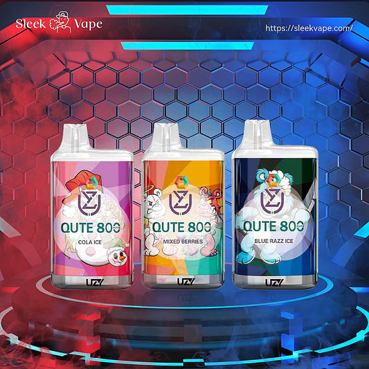 UZY QUTE 800 puffs 0% 2% 3% 5% Nicotine Disposable Electronic Cigarette