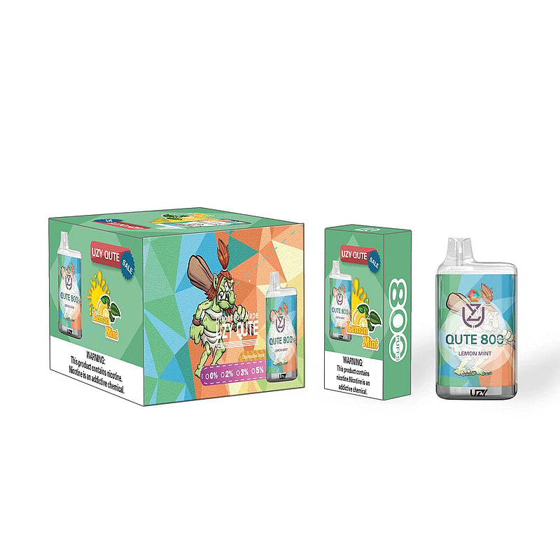 UZY QUTE 800 puffs 0% 2% 3% 5% Nicotine Disposable Electronic Cigarette