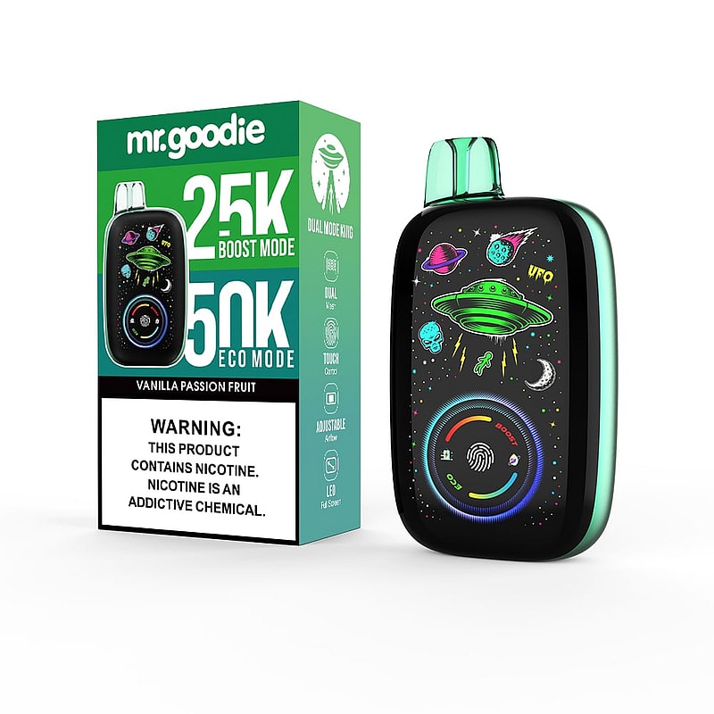 Mr.Goodie Dual Mode King 50000 50K Puffs :Touch Control Disposable Vape with Ajustable Airflow