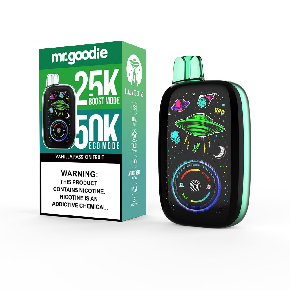 Mr.Goodie Dual Mode King 50000 50K Puffs :Touch Control Disposable Vape with Ajustable Airflow