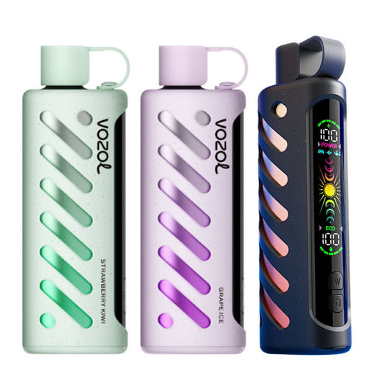 Vozol Gear Shisha 25000 Vape-1000mAh Battery, Multiple Nicotine 27 Flavors