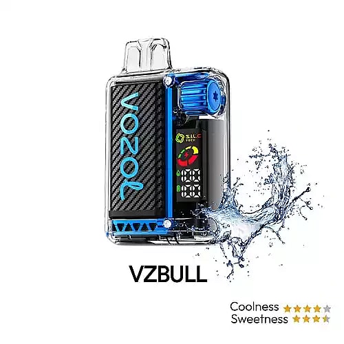Vozol Vista 20K Puffs Disposable Vape | Dual Mesh with LED Digital Screen 20mL e-liquid 650mAh battery 17 unique flavors
