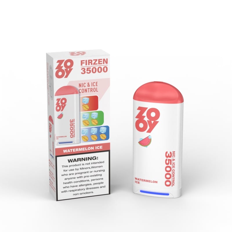 ZOOY FIRZEN 35000 Puffs Nic&Ice Control Disposable Vape 550mAh battery  10 Flavor Options