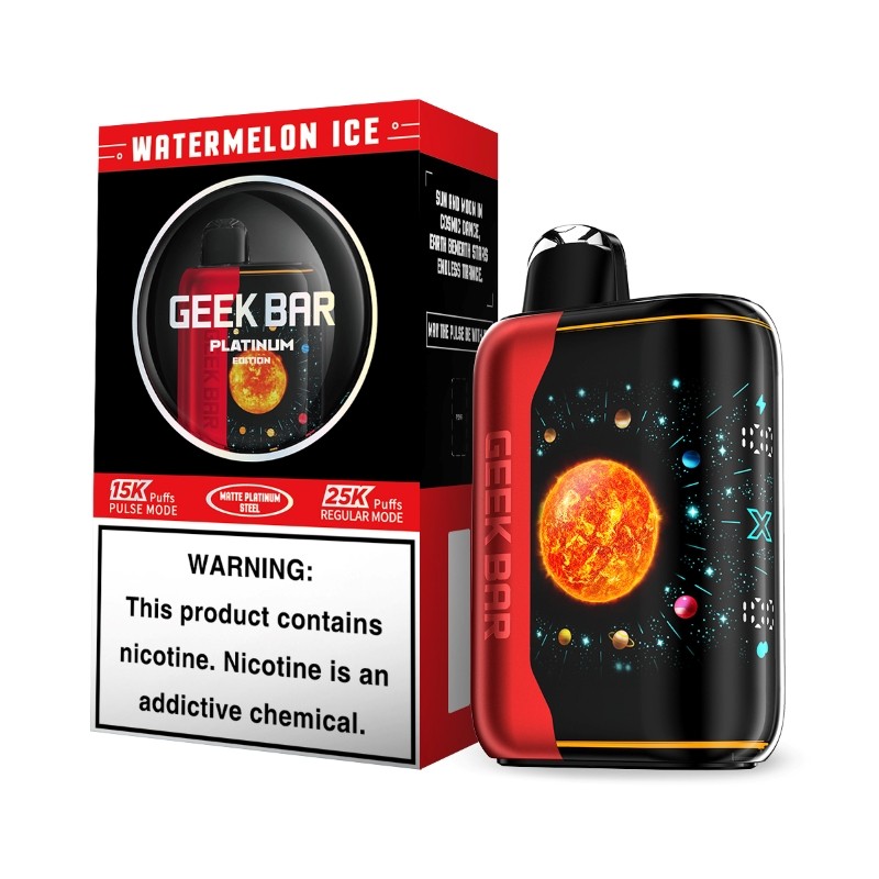 Geek Bar Pulse X 25K Platinum Edition Disposable Vape （18ml, 5%）