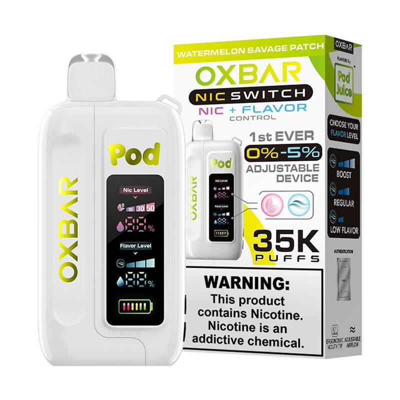 OXBAR X Pod Juice Nic Switch 35K Disposable Vape 5%
