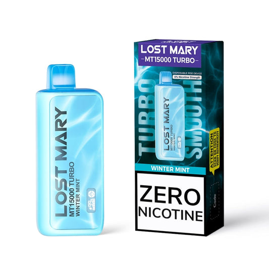 Lost Mary MT15000 Turbo Zero Nicotine Disposable Vape 0%