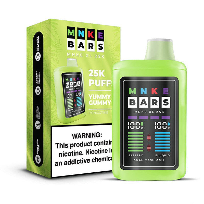 MNKE Bars XL 25K Disposable Vape 5%18m